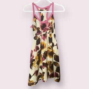 Anthropologie Moulinette Soeurs Watercolor Silk Dress